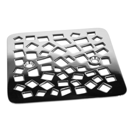 Nature Random Squares™ | Replacement For Kohler K-9136 , square stainless steel shower drains