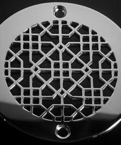 4 Inch Round Shower Drain Cover | Moresque No. 1 shower drain