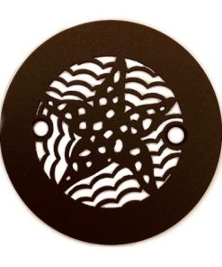 4.25 Inch Round Shower Drain Cover, Replacement for Sioux Chief, Starfish, Oil Rubbed Bronze