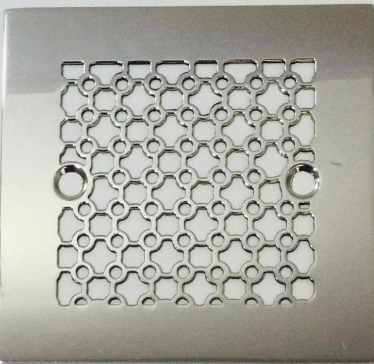 4.25 Inch Square Shower Drain Cover Replacement for Sioux Chief No.5