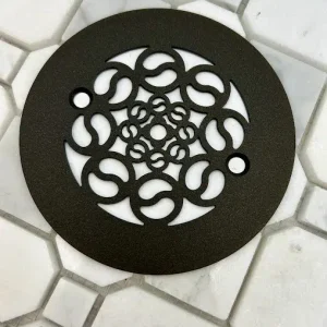 4.25 round catalan 1600 oil rubbed bronze white tile