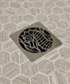 Sea Horse Square stainless steel drain