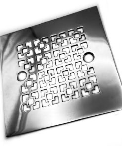 Geometric-No.-1-4.25-Square-Shower-Drain-Polished-Stainless_Designer-Drains.