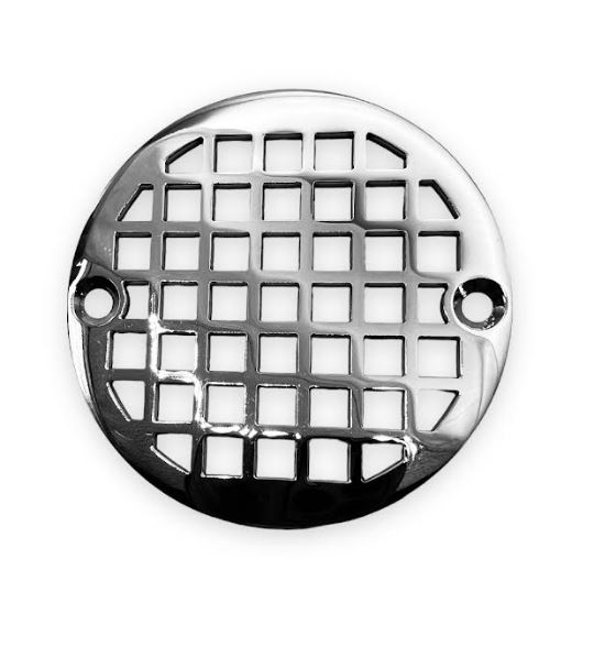3.25 Inch Round Shower Drain Cover Geometric No. 6 Design by 
