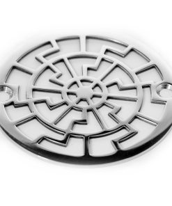 Geometric Pattern No. 3, 3.25 inch round shower drain cover