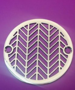Geometric-Wheat-No.-2-3.25-Inch-Round-Shower-Drain-Cover-Polished-Stainless_Designer-Drains
