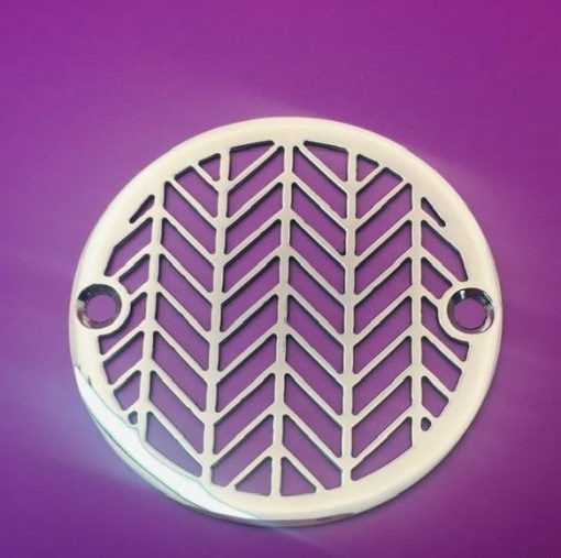 Geometric-Wheat-No.-2-3.25-Inch-Round-Shower-Drain-Cover-Polished-Stainless_Designer-Drains