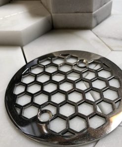 Honeycomb, Hexagon, 3.25-inch shower drain