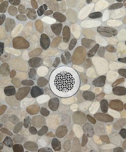Geometric No. 1 4.25 round shower drain, customer install