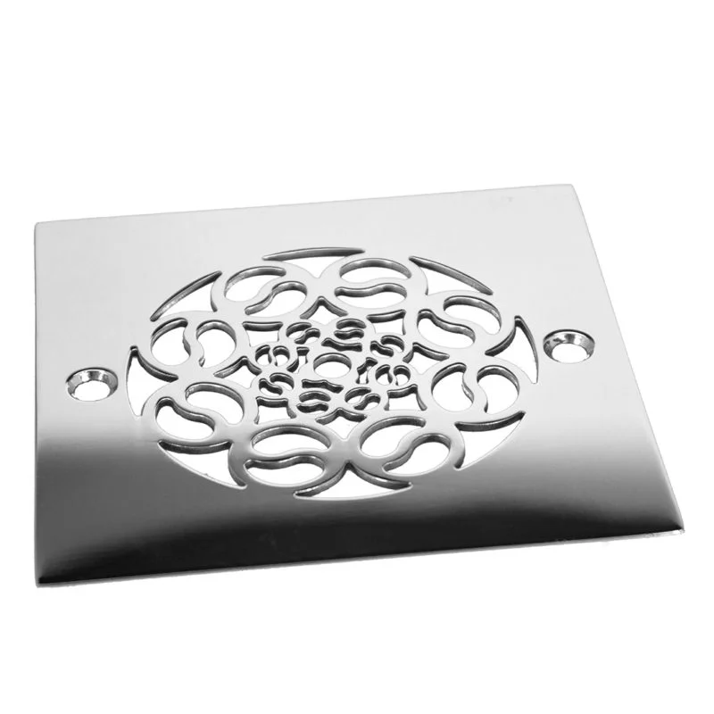 Architecture Catalan 1600 square shower drain, polished stainless steel by Designer Drains