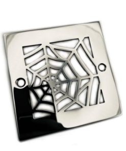 Spider-Web-4-inch-Square-polished-stainless_designer-drains