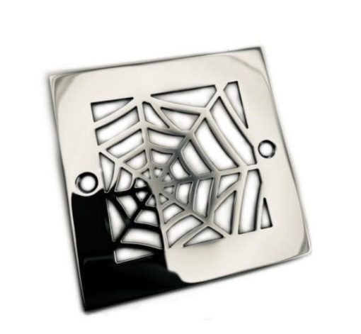 Spider-Web-4-inch-Square-polished-stainless_designer-drains