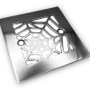 Spider-Web-4.25-Square-Shower-Drain-Cover-Polished-Stanless_Designer-Drains.