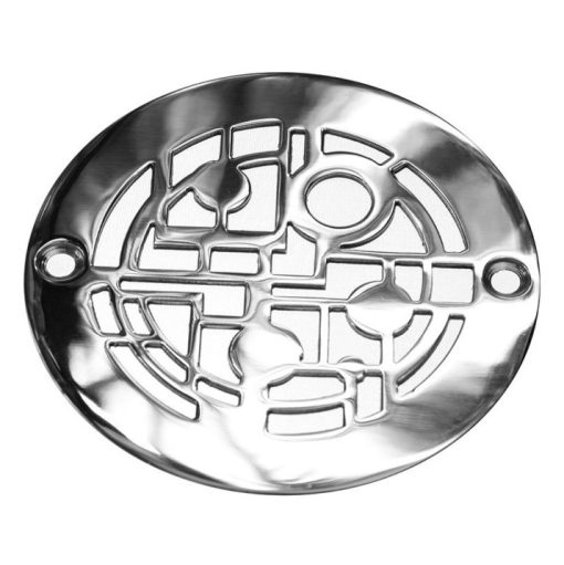 4.00-inch shower drain with Art History Valmier 3 design