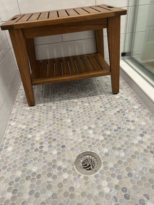 Pelican 4.25 round shower drain install