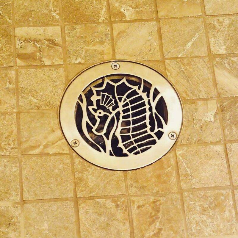 5 Inch Round Shower Drain Cover Replacement For ZURN Seahorse