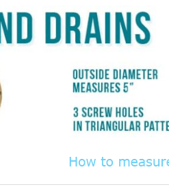 5 Inch Round Shower Drain Zurn Replacement Designer Drains, How to Measure