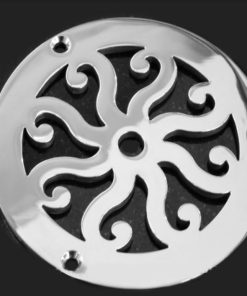 Classic-Eight-Scrolls-No.-1-5-Inch-Round-Watts-Replacement-Cover-Polished-Stainless_Designer-Drains