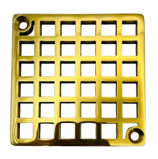 Geometric-Squares-No.-7-Schluter-Kerdi-Replacement-Cover-Polished-Brass_Designer-Drains.