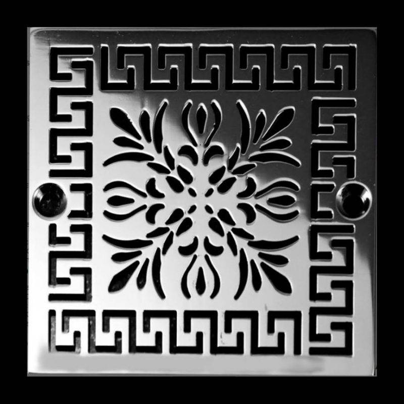 Square Shower Drain Oatey Replacement 42320 Metal Rim | Designer Drains