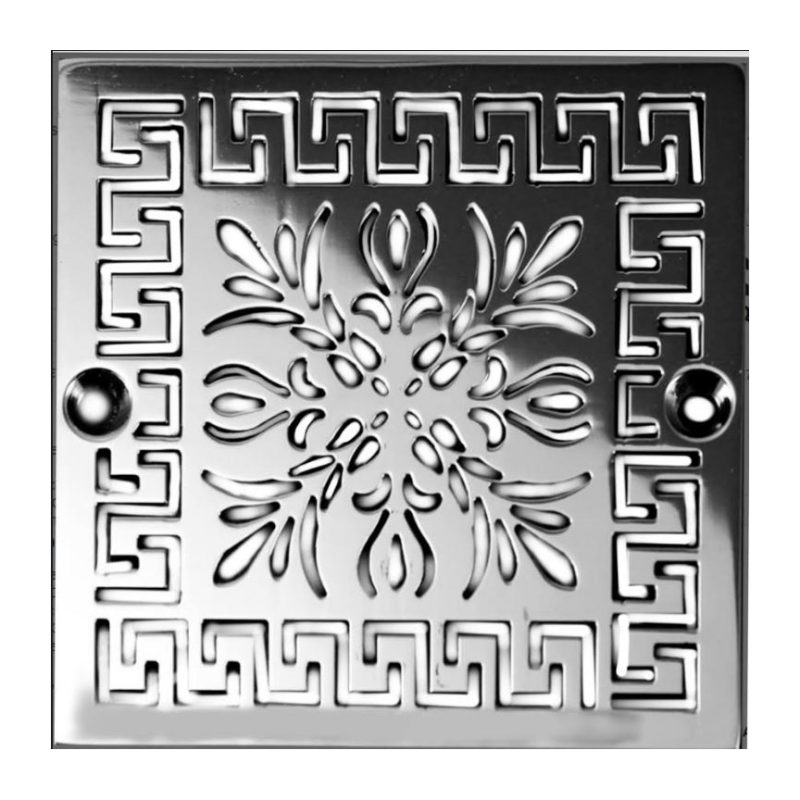 Greek-Fret-Sioux-Chief-Metal-Rim-Replacement-Polished-Stainless_Designer-Drains