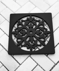 Motif No. 7 Schluter Trendline matte black by Designer Drains