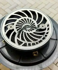 Nautilus K-9135 Kit in polished stainless steel on tile