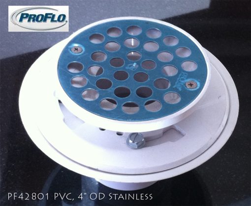 ProFlo PF42801 PVC 4" OD Round Rough-In