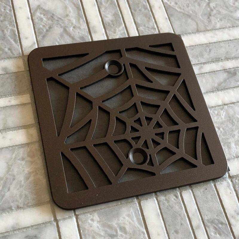 Square Shower Drain, Replacement For Kohler K-9136, Spider Web