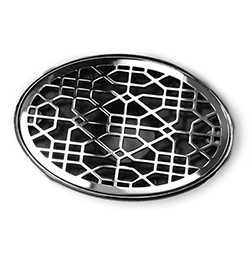 Oval Drain Shower Drain Kit - Shower Floor Drain by Designer Drains