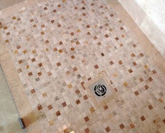 square shower floor drain