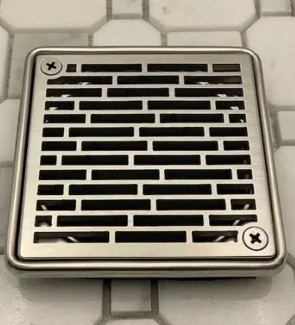 Roman Bricks Schluter Kit Brushed Stainless/Satin Nickel