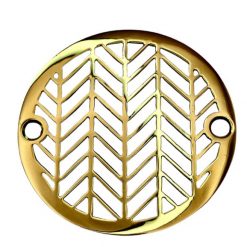 Geometric-Wheat-No.-2-Polished-Brass-Clearance_designer-drains