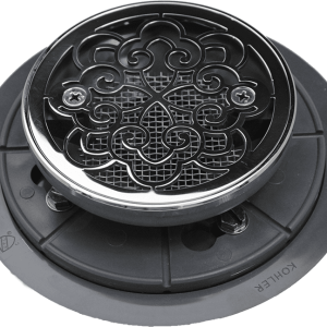 Kohler Round Shower Drain Kit, Classic Scrolls No. 6™