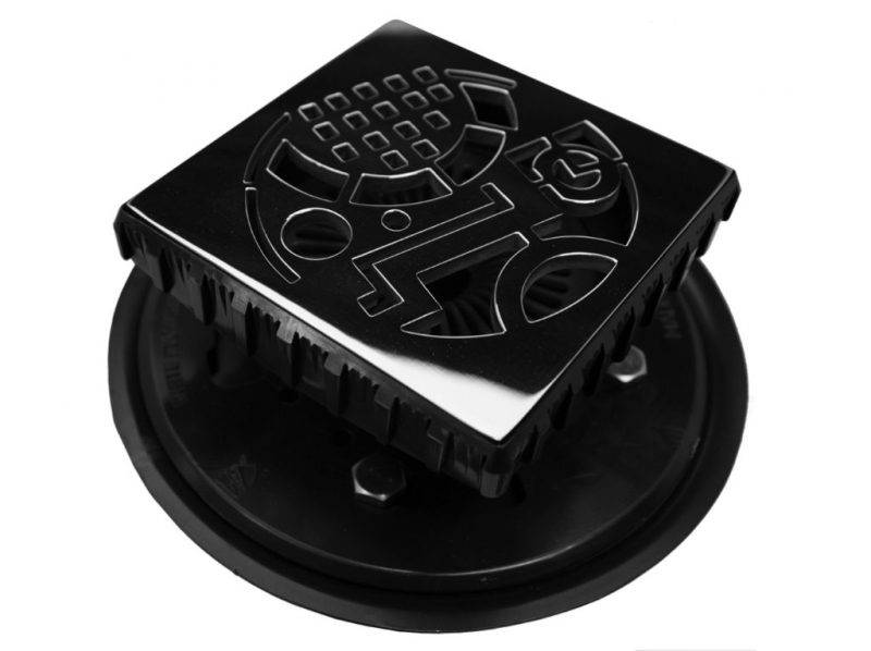 EBBE Drains Shower Drain Kit Art History 6, Square Shower Drain Cover