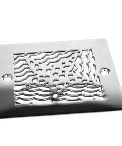 Oceanus Starfish™ | Replacement For Square Stainless Steel Shower Drain for Oatey 42238 & 42237 replacements roughs.