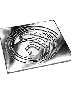 Nami Square Polished Stainless Steel Drain