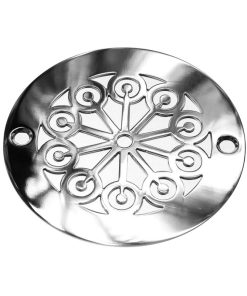 4 Inch Round Shower Drain Cover | Classic Lerna Seal No. 2™