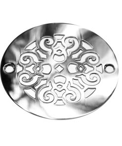 4 Inch Round Shower Drain Cover Classic Scrolls No. 4™