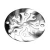 4 Inch Round Shower Drain Cover | Classic Eight Scrolls No. 1™