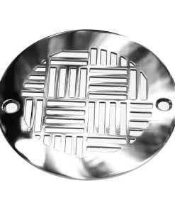 4 Inch Round Shower Drain Cover | Geometric Squares No. 6™