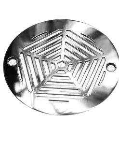4 Inch Round Shower Drain Cover | Geometric Pentagon No. 4™