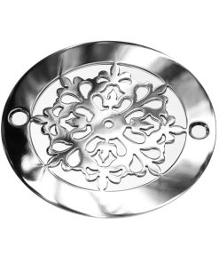 4 Inch Round Shower Drain Cover | Classic Motif No. 7™