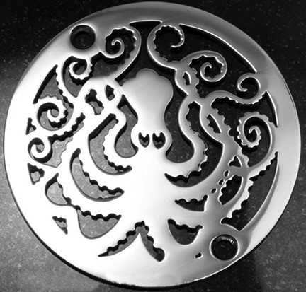 Octopus Shower Drain Cover, replacement for Plumbest_Designer Drains