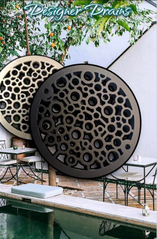 Bubbles-Outdoor-Drain-Grate-Brushed-Stainless2-NDS-grate_Designer-Drains