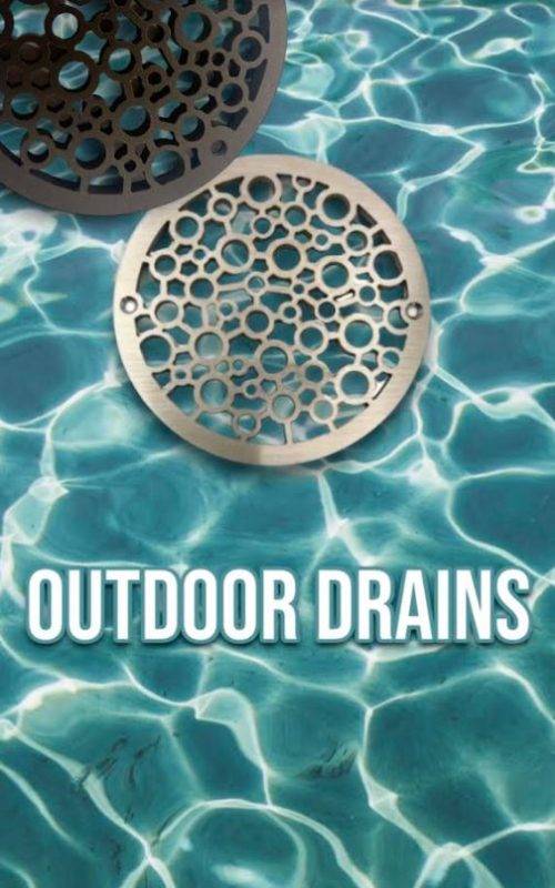 Outdoor Pool & Patio Drain Covers Nature Bubbles