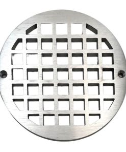 Geometric-Squares-No.-7Outdoor-NDS-Drain-Cover-Replacement-Brushed-Stainless-Steel_Designer-Drains