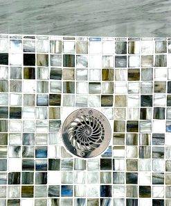 Nautilus 4-inch round shower drain polished stainless steel install