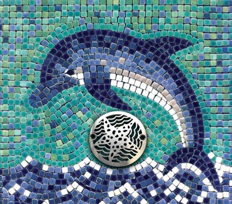 Starfish outdoor drain cover made to fit NDS collar