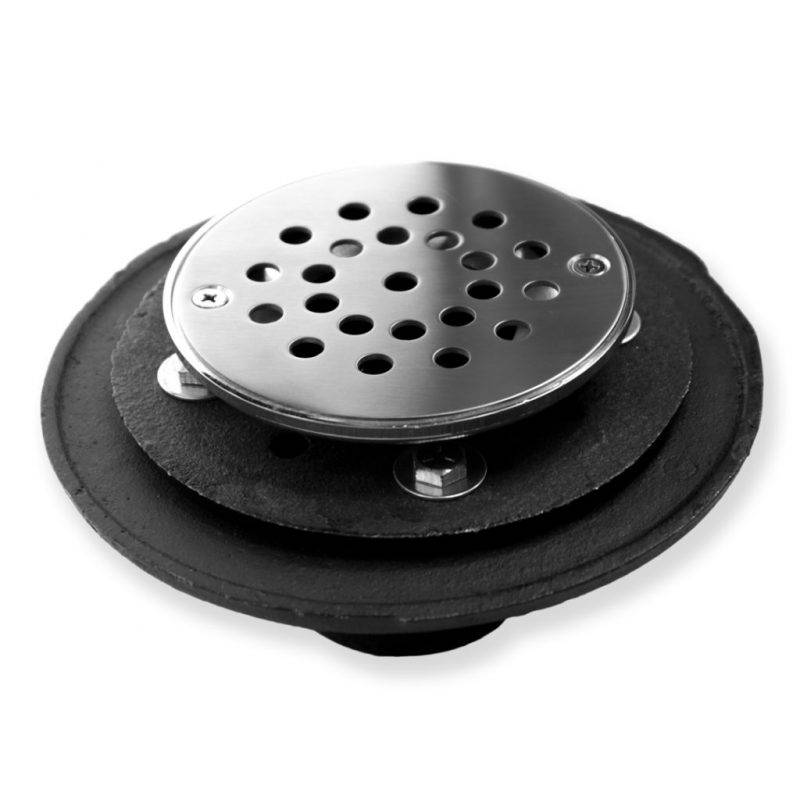 4 Inch Shower Drain Assembly Kit Meridian Design